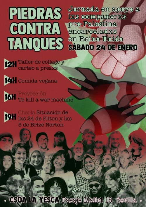 Jornadas antirepresivas Encarceladxs Reino Unido