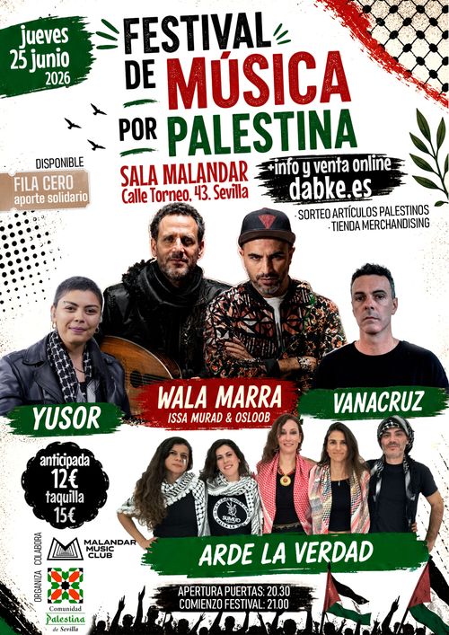 Festival de música por Palestina