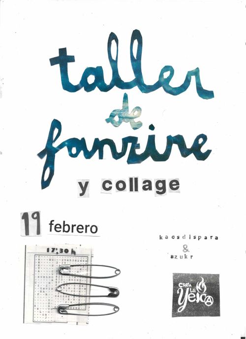 Taller de fanzine y collage