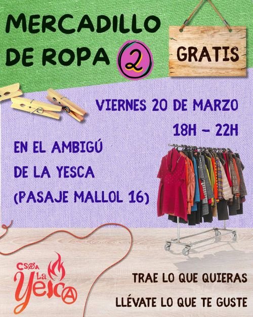Mercadillo de Ropa Gratis 