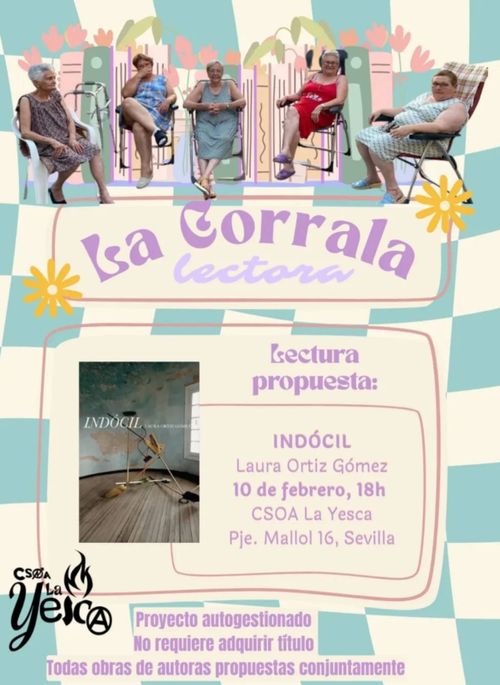 Club de Lectura LA CORRALA, Libro: "Indocil"