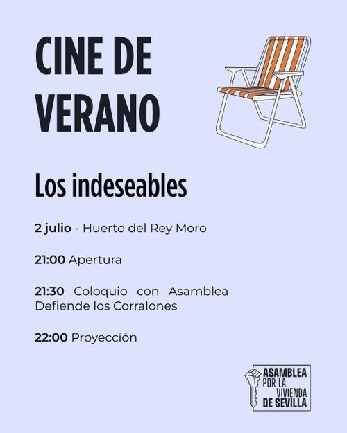 Cine de Verano de la Asamblea por la Vivienda de Sevilla
