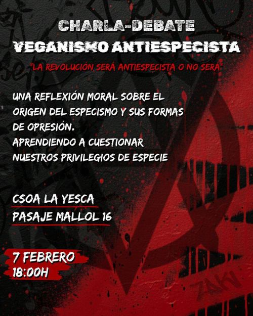 CHARLA-DEBATE: Veganismo Antiespecista