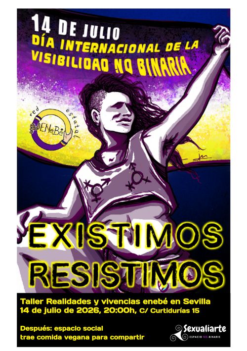 Taller vivencias y realidades enebé en Sevilla - 14J - Día internacional de la visibilidad enebé