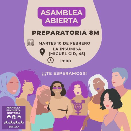Asamblea abierta preparatoria del 8M