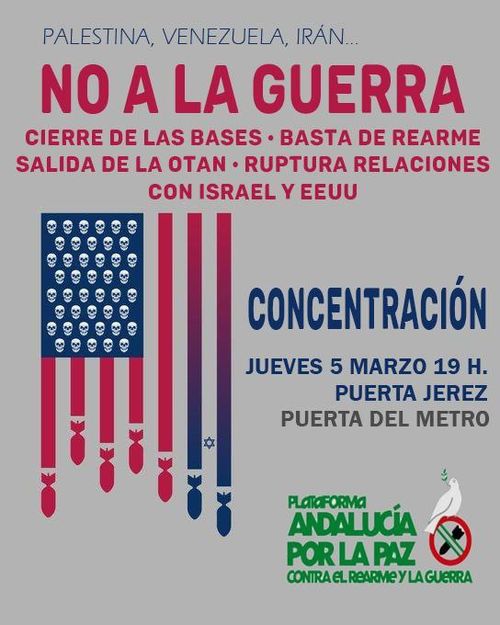 Concentración "No a la Guerra"