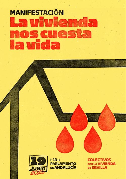 Manifestación LA VIVIENDA NOS CUESTA LA VIDA