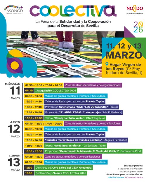 ＣＯＯＬＥＣＴＩＶＡ 5ª Edición - ʟᴀ ꜰᴇʀɪᴀ ᴅᴇ ʟᴀ ꜱᴏʟɪᴅᴀʀɪᴅᴀᴅ ʏ ʟᴀ ᴄᴏᴏᴘᴇʀᴀᴄɪóɴ ᴘᴀʀᴀ ᴇʟ ᴅᴇꜱᴀʀʀᴏʟʟᴏ ᴅᴇ ꜱᴇᴠɪʟʟᴀ